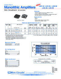 Datasheet LEE-39 manufacturer Mini-Circuits